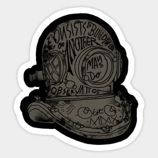 Diving Helmet Sticker